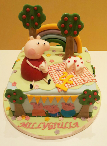 torte peppa e famiglia